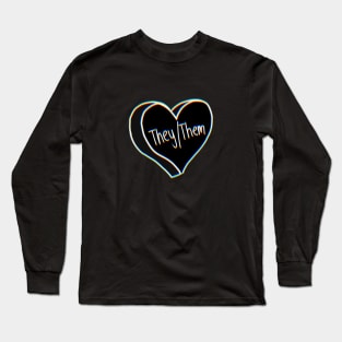 They Them Nonbinary Long Sleeve T-Shirt